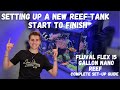 Fluval Flex 15 Gallon Reef Aquarium *COMPLETE SET-UP* (New Tank Build, From Day 1-30)