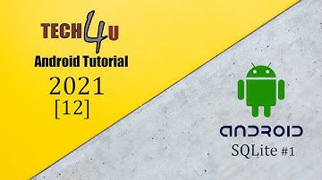 Android Application Development  12 SQLite Part 1