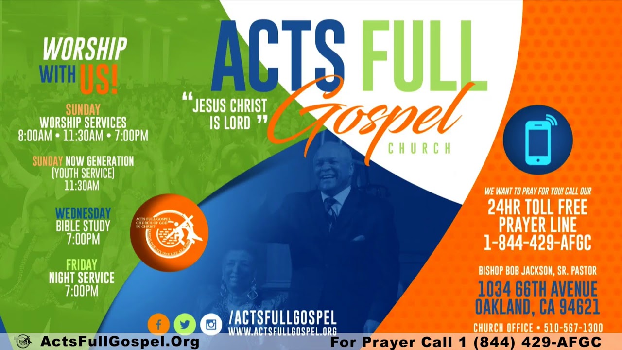 Acts Full Gospel Church Live Stream YouTube