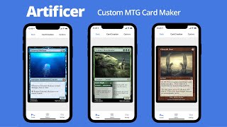 Design an MTG Card in less than a minute with Artificer. screenshot 4