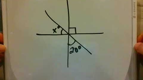 Finding Angle Measures Between Intersecting Lines