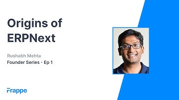 Origins of ERPNext: Founder Series Ep 1