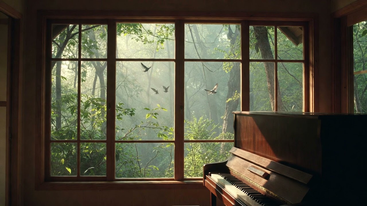 Forest Birdsong & Gentle Piano • Calm Music for Focus, Study & Deep Relaxation