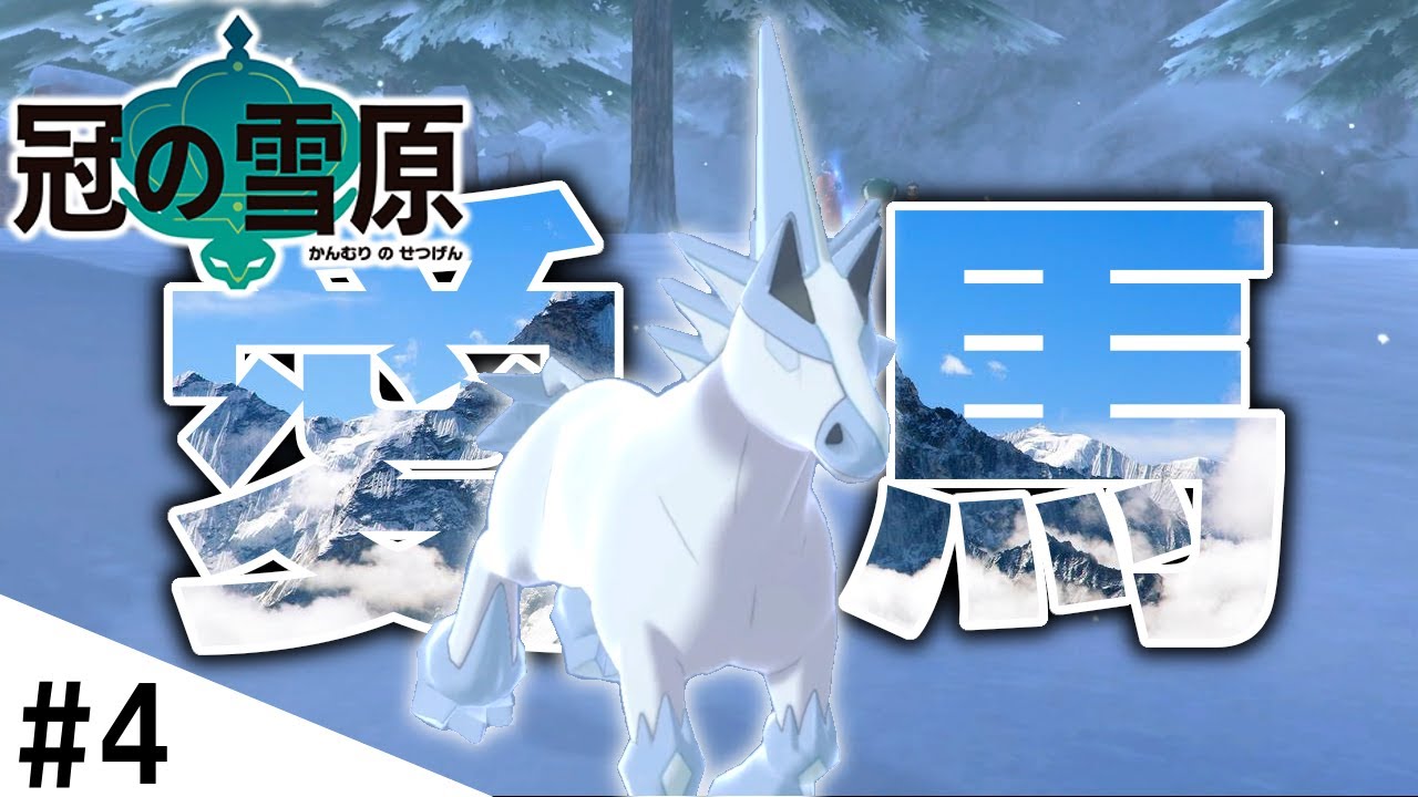 氷の馬か 闇の馬か 選ばれたのは氷でした ポケモン剣盾 Dlc冠の雪原 4 Youtube