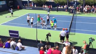Bryan Brothers vs Bradyn Bowman & Everett Garrett 2015 us open!