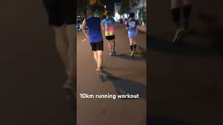 10km running workout - everyday #running #runningmotivation #shorts