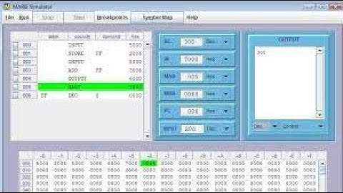 MARIE assembly language add program - MARIE simulator