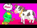 🐥 🐷Old MacDonald had a farm | Aprender os sons dos animais com Groovy o Marciano