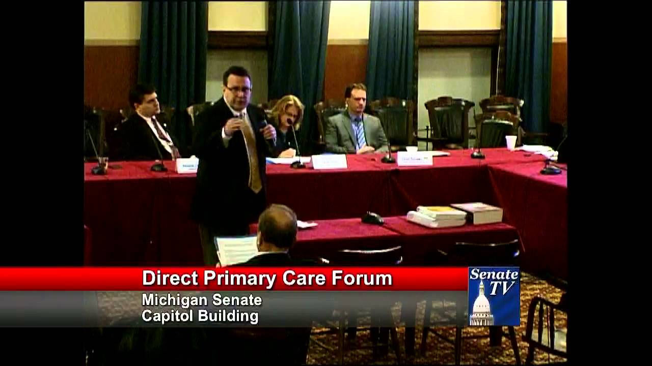 Dr. John Blanchard speaks at Sen. Colbeck's forum on Direct Primary Care