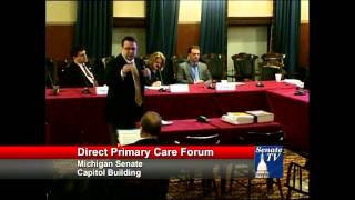 Dr. John Blanchard speaks at Sen. Colbeck's forum on Direct Primary Care