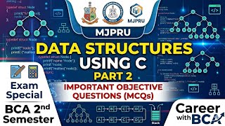DATA STRUCTURE (PART 2) Unit 1 BCA 2nd semester IMP EXAM (MCQS) MJPRU 📚 @careerwithBCA2026