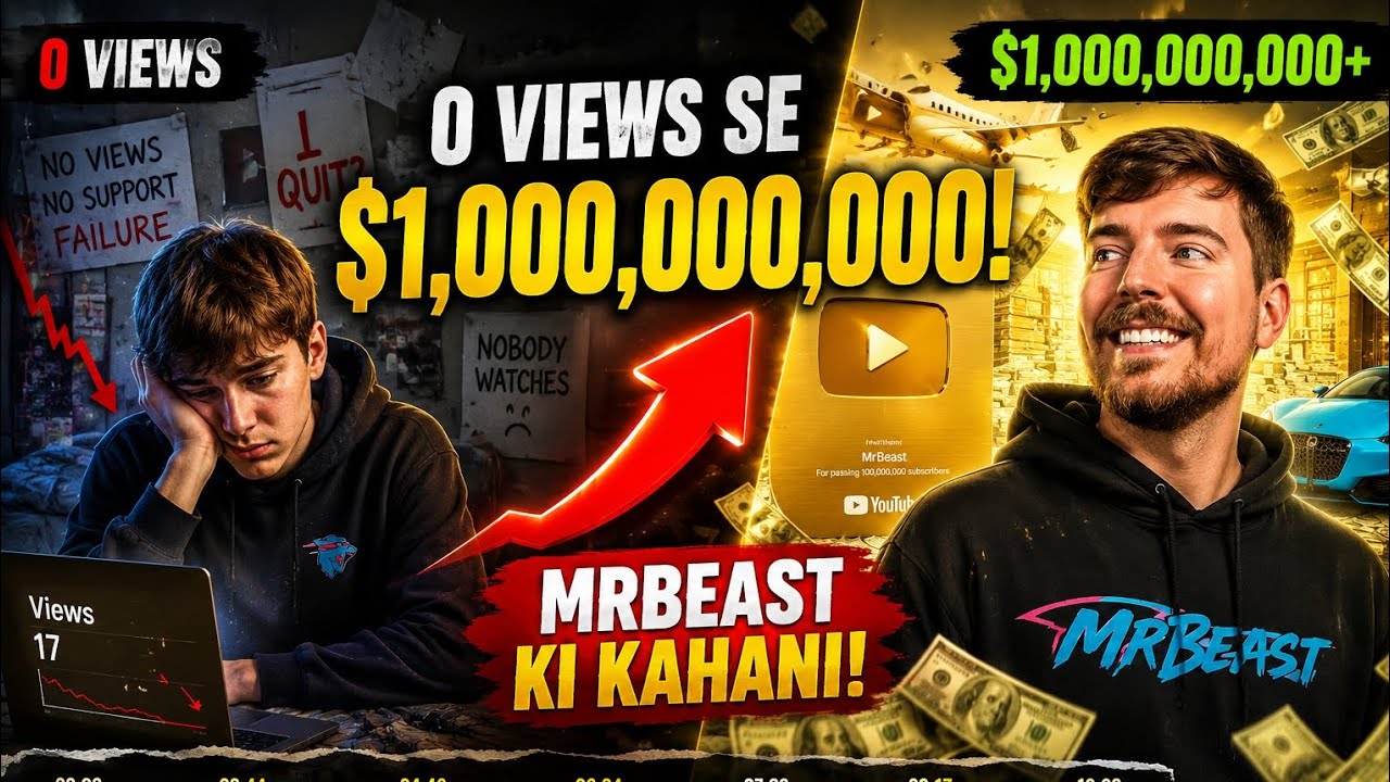 💰 Kaise Bana Duniya Ka Sabse Bada YouTuber? | MrBeast Story