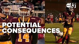 A high school may face consequences for allowing former NFL players' stepsons to play football