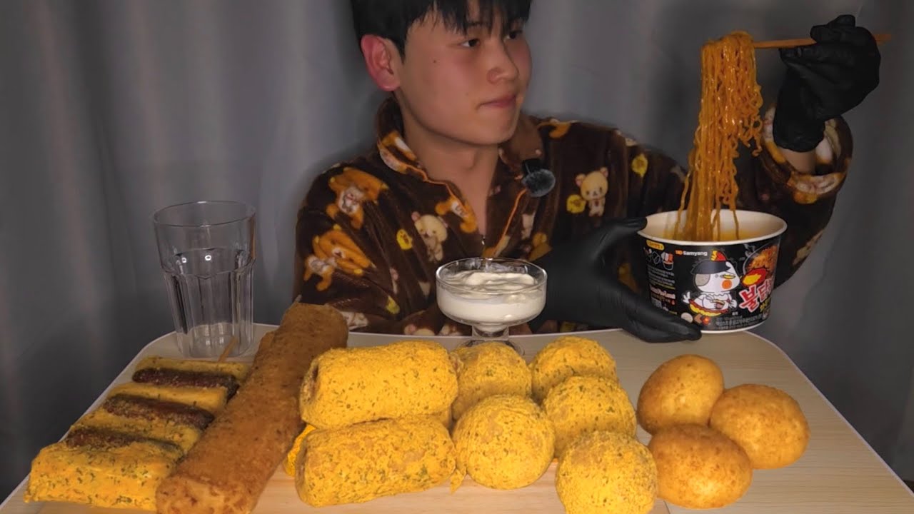Spicy Buldak & Giant Cheese Stick, Cheese Balls Mukbang 🧀🔥 | Korean Food ASMR