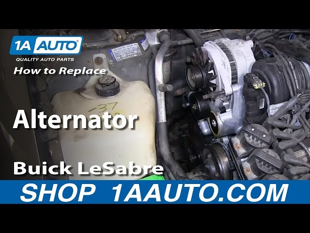 How To Replace Alternator 96 99 Buick Lesabre 1a Auto