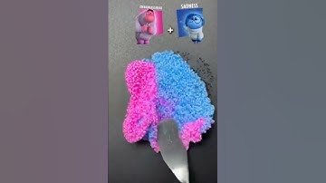 guess the mixed emotions#colormixing #satisfying #oddlysatisfying #shortvideo