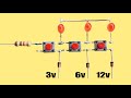 3 Multi Voltage Regulator Circuit | 3v 4.2v 5v 6v 12v