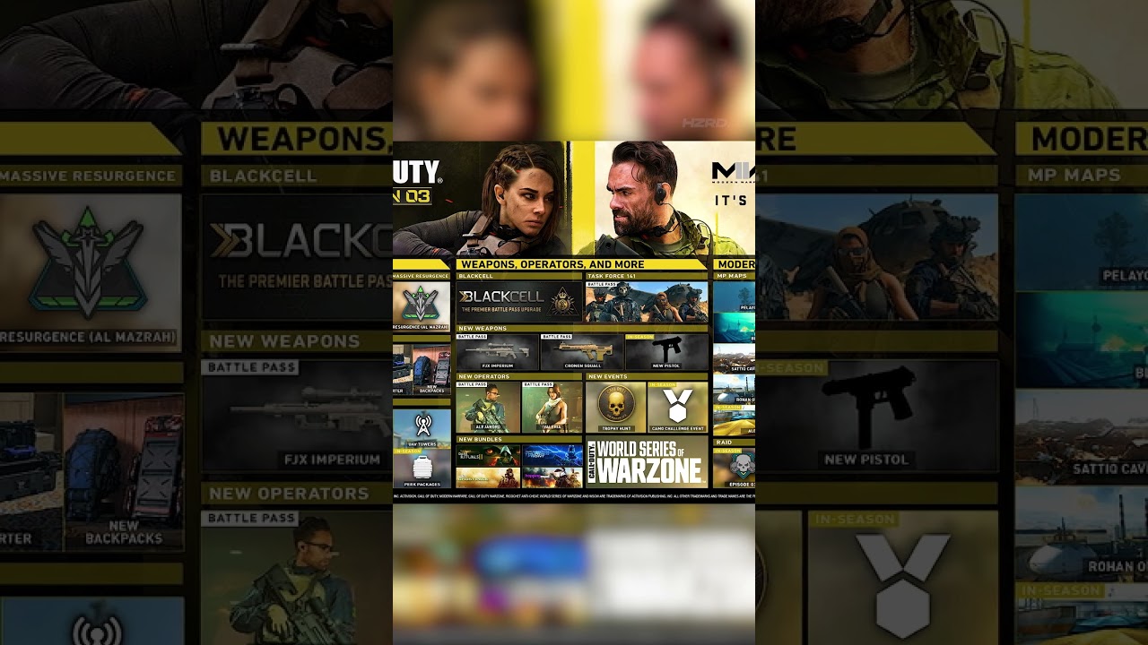 The OFFICAL MODERN WARFARE 2 SEASON 3 ROADMAP!