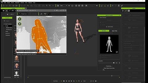 Mocap test with Kinect for xbox One, Kinect Mocap plugin and iClone 7