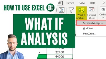 What If Analysis In Excel (Goal Seek, Scenario, Data Tables)