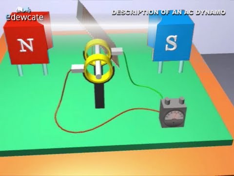 Parts of alternating current dynamo or generator - Physics