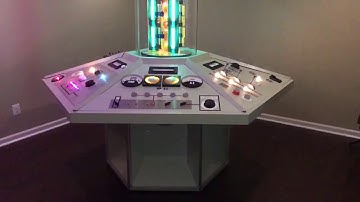 Pertwee console panel 1 and 2