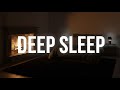 Fall Asleep Fast with Brown Noise & Cozy Fireplace | 8 Hours