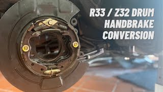 Nissan 180sx | R33/Z32 Drum Handbrake Conversion