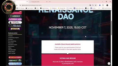 Connect and VOTE in both options