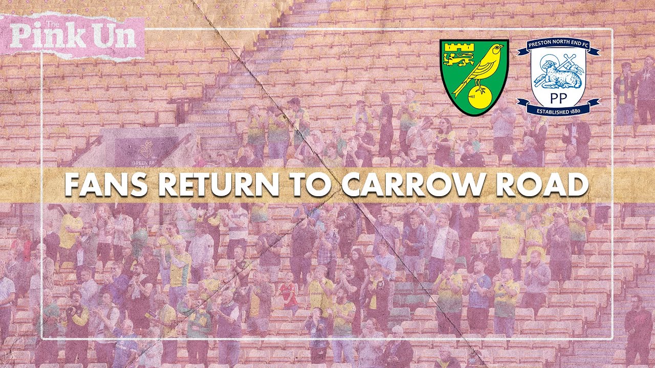 Norwich City fans begin returning to Carrow Road - YouTube
