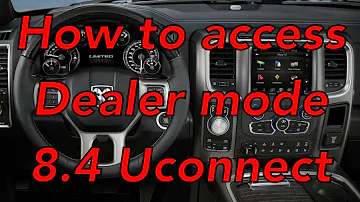 2018 Dodge Ram 1500 8.4 Uconnect How to access dealer mode. (hidden feature)