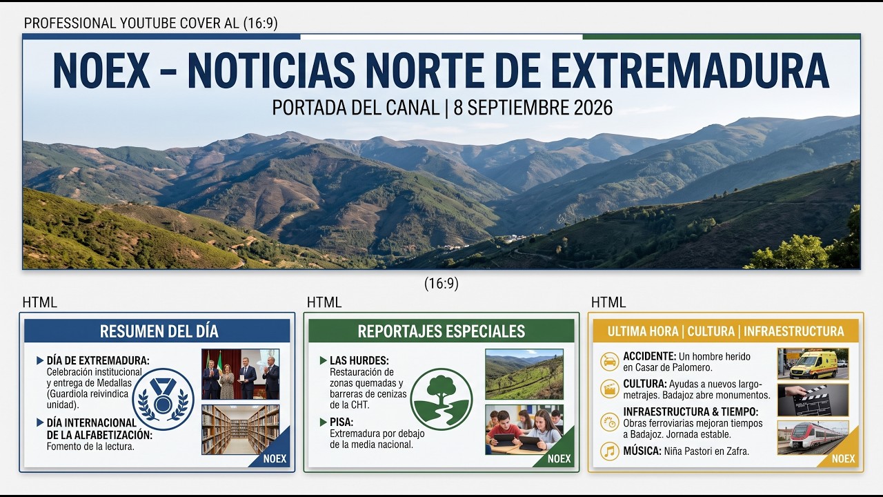 Extremadura noticias 8 de septiembre 2026 NOEX
