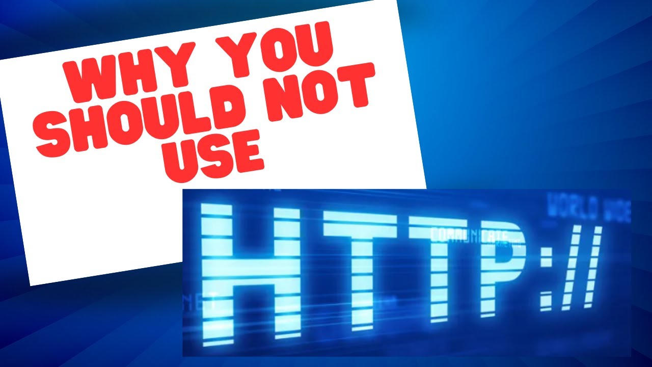 Why you should not use HTTP website - YouTube