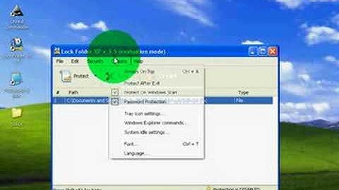 Lock Folder XP
