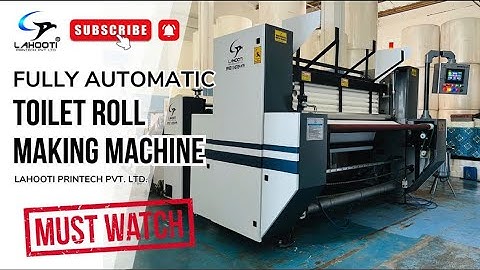 fully automatic toilet roll making machine | Tissue roll making machine | PLC Machine | 8920357085