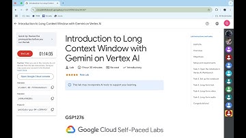 Introduction to Long Context Window with Gemini on Vertex AI | #qwiklabs | #GSP1276 @quick_lab