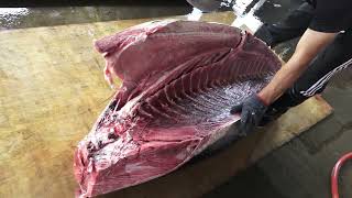 335kg Super-Giant Bluefin Tuna Cut in less 5 minutes