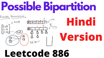 Possible Bipartition | leetcode 886 | Hindi