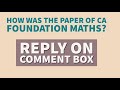 Hey Champs!! How was the Maths Paper?
