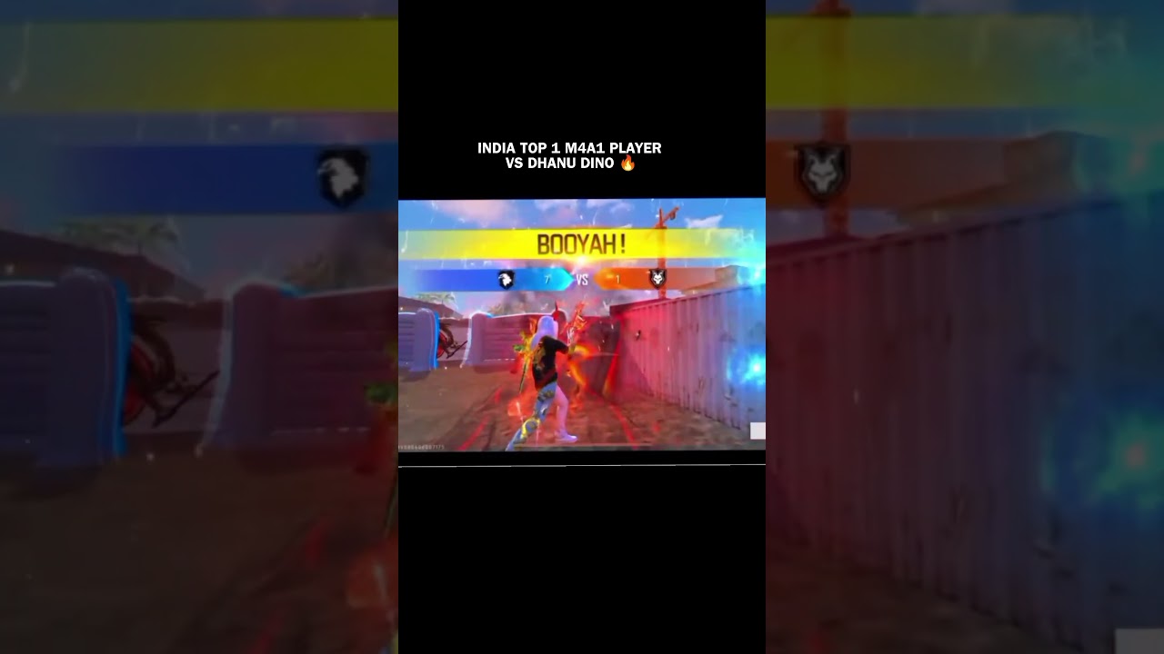 india top 1 M4A1 PLAYER VS DHANU DINO 🔥