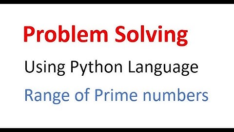 Find Prime Numbers in a Given Range using Python| A & B Tech World