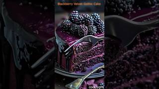 Blackberry Velvet Gothic Cake | CookSight | AI Recipies