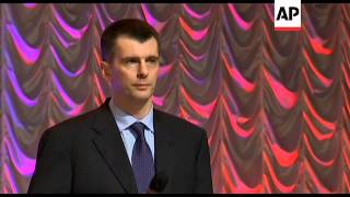 Billionaire Mikhail Prokhorov put forward as presidential candidate