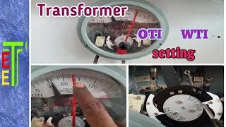 How to set OTI and WTI in transformer