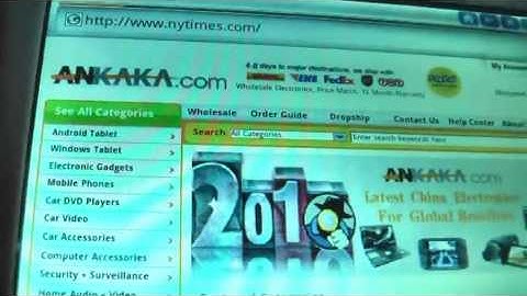 cTab C11 Demo: 7" Screen, Flash, 1GHz CPU, 512M RAM, Ultra-portable, Camera, Android 2.2 Tablet