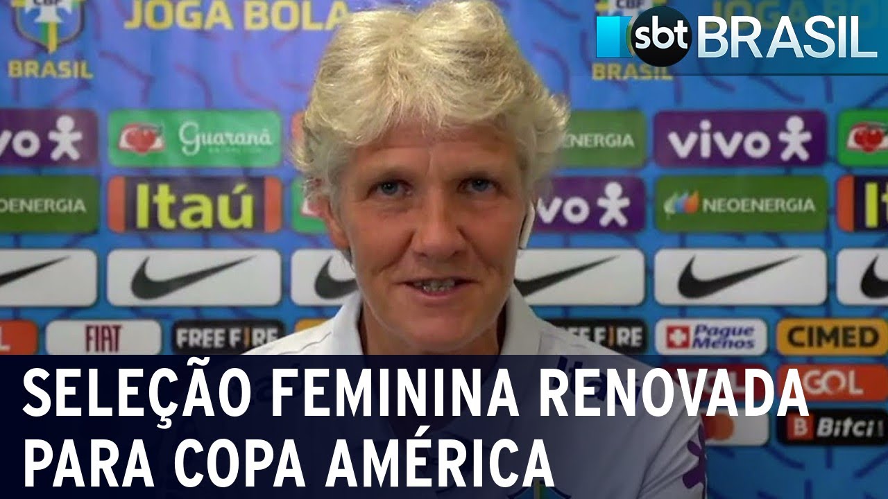 Seleção Brasileira Feminina vai com grupo renovado para Copa América | SBT Brasil (04/07/22)