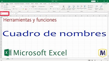 Cuadro de nombres - Herramientas y funciones Microsoft Excel