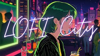 "Tokyo's Neon Whisper: Quiet LOFI Beats”🌿✨LOFI & Japanese 90's city pop culture anime.