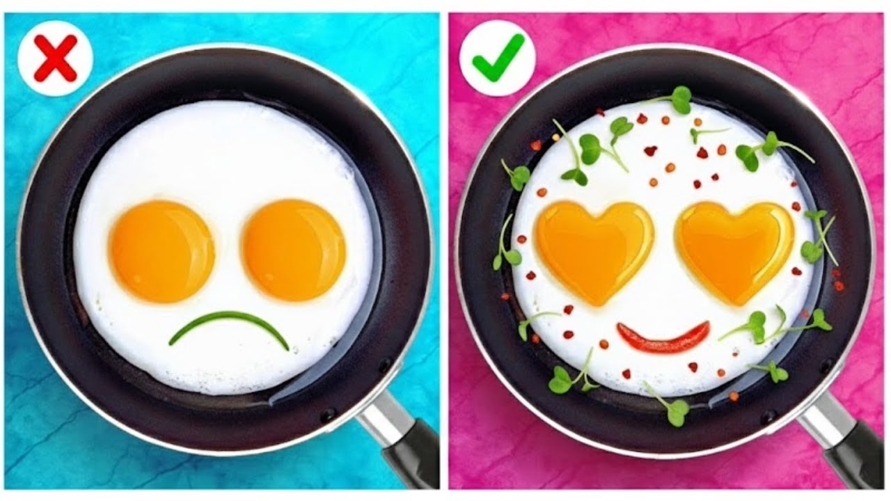 NEUE 123 GO! EINFACHE ESSENS-HACKS UND TIPPS || Nur Essen und Zubereiten von EINER Form Lebensmittel