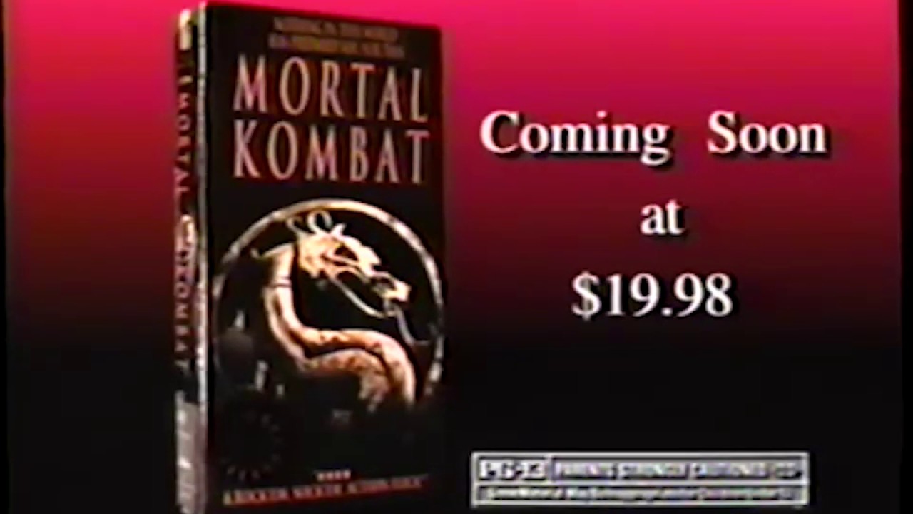 MORTAL KOMBAT VHS,1995- Martial Arts Fantasy Action EARLY PROMO Movie  SEALED HTF